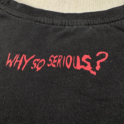00s ジョーカー JOKER Tシャツ dc comics why so serious? 黒 映画T m-x-2505-007