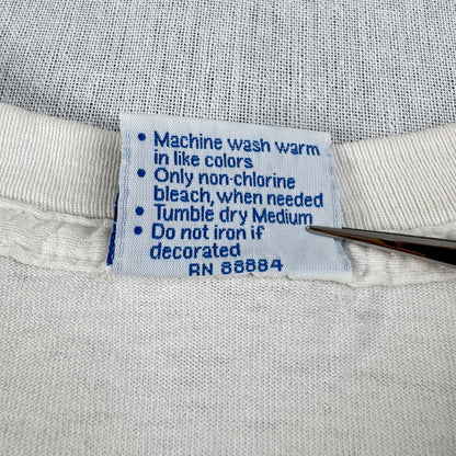 90s JURASSIC PARK ジュラシックゴルフ ジュラシックパーク 白 USA製 Tシャツ XL m-x-2505-009