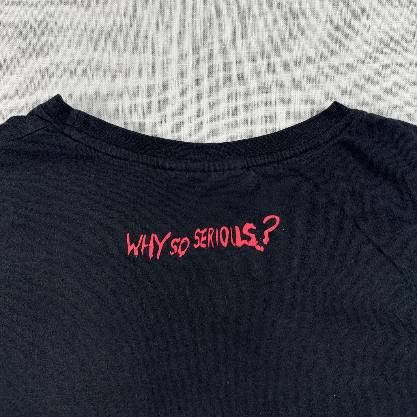 00s ジョーカー JOKER Tシャツ dc comics why so serious? 黒 映画T m-x-2505-007