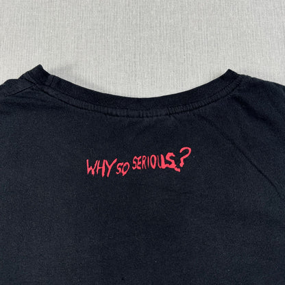 00s ジョーカー JOKER Tシャツ dc comics why so serious? 黒 映画T m-x-2505-007