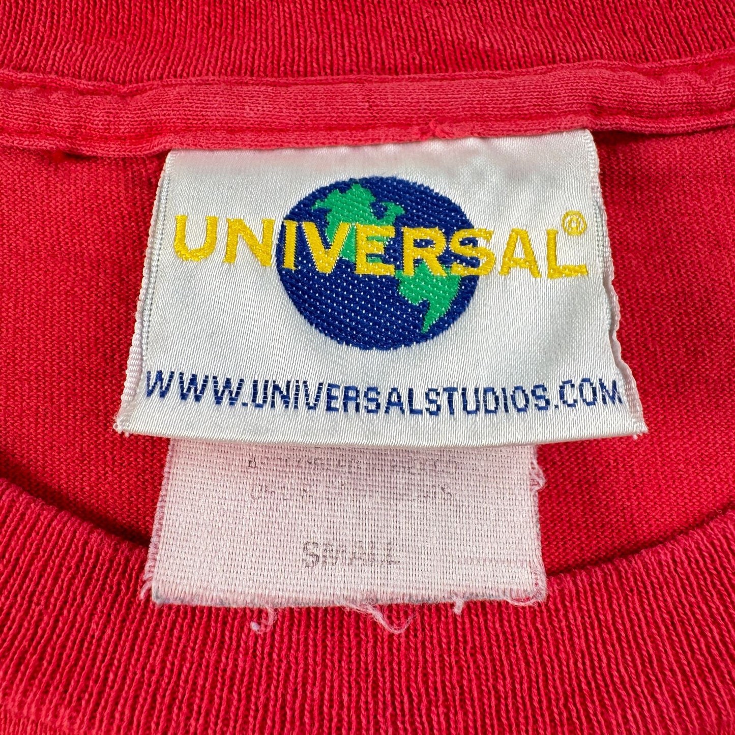 90s ジュラシックパーク JURASSIC PARK 赤 Tシャツ S m-x-2505-010