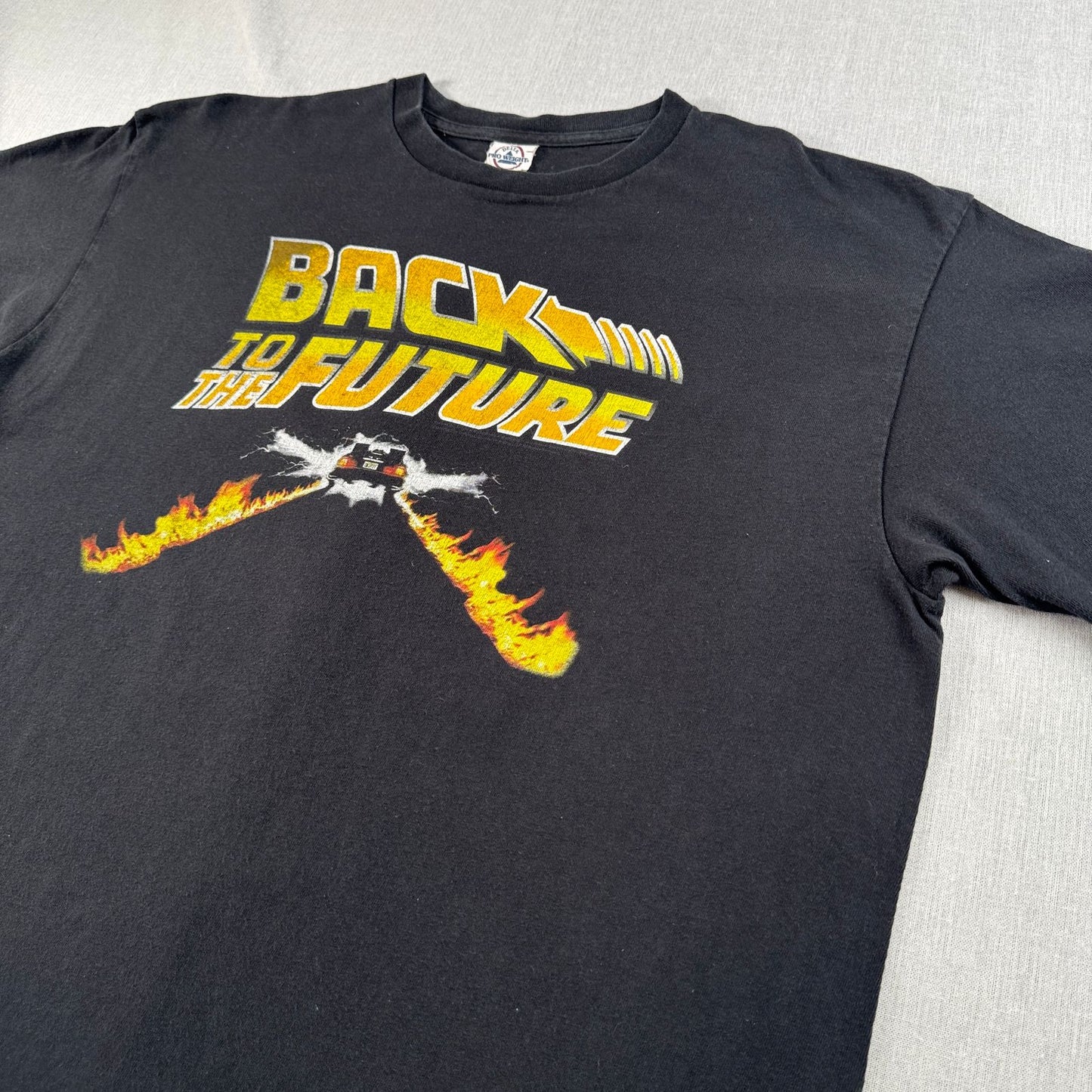 バックトゥーザフューチャー BACK TO THE FUTURE Tシャツ 映画 ユニバーサル 黒 デルタ XL m-x-2505-011