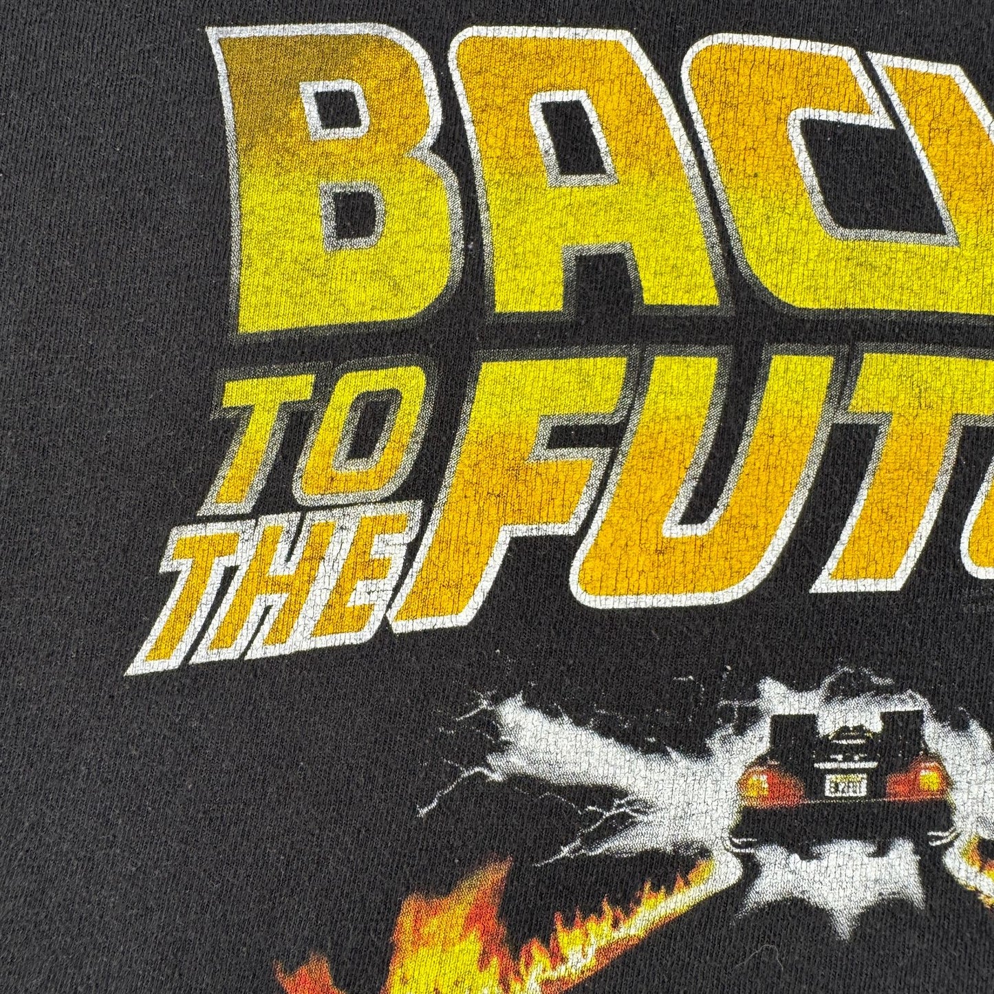 バックトゥーザフューチャー BACK TO THE FUTURE Tシャツ 映画 ユニバーサル 黒 デルタ XL m-x-2505-011
