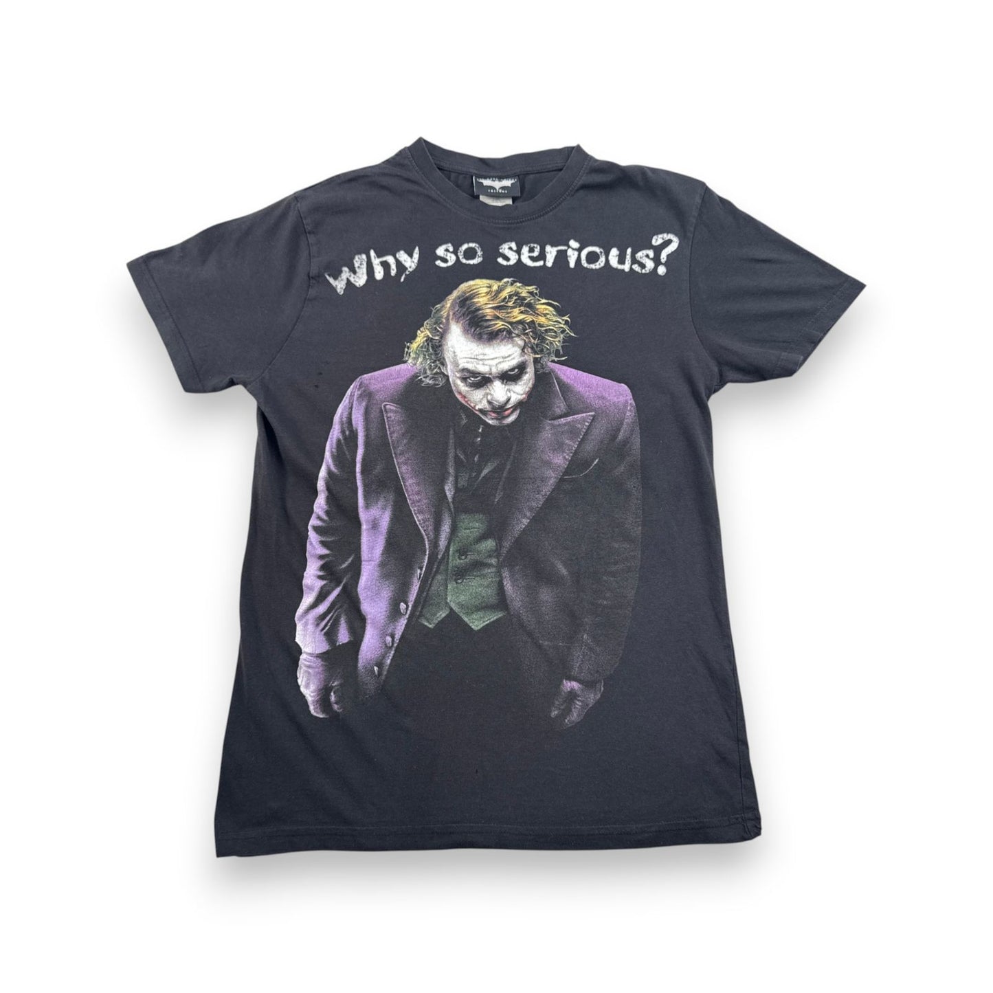 00s JOKER Why So Serious? ジョーカー The Dark Knight ダークナイト 映画T 黒 S m-x-2505-017