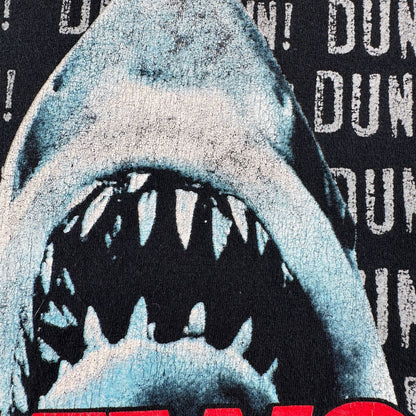 JAWS ジョーズ Tシャツ 映画 鮫 黒 ユニバーサル m-x-2505-014