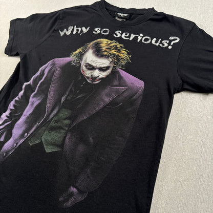 00s JOKER Why So Serious? ジョーカー The Dark Knight ダークナイト 映画T 黒 S m-x-2505-017