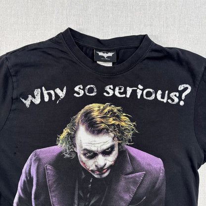 00s JOKER Why So Serious? ジョーカー The Dark Knight ダークナイト 映画T 黒 S m-x-2505-017