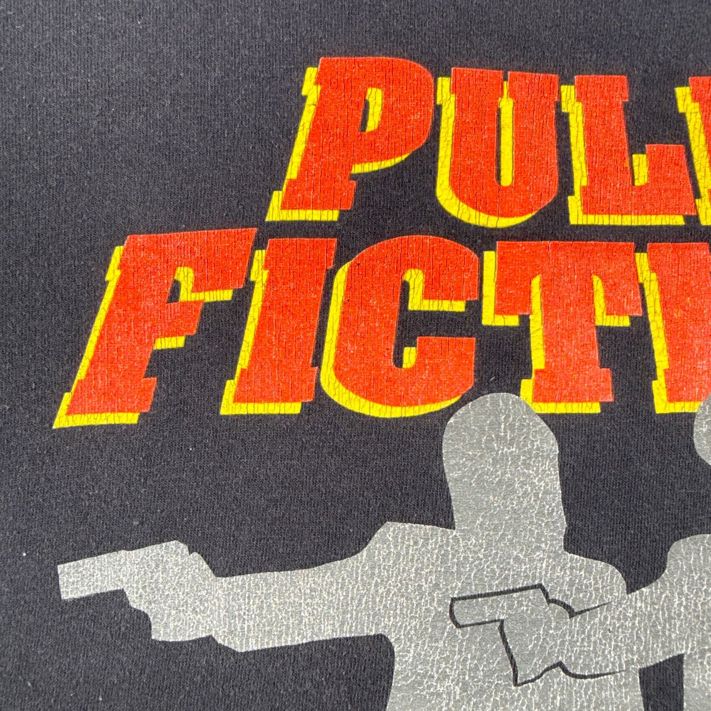 00s PULP FICTION パルプフィクション 映画 Tシャツ 黒 タランティーノ コピーライト M m-x-2505-018