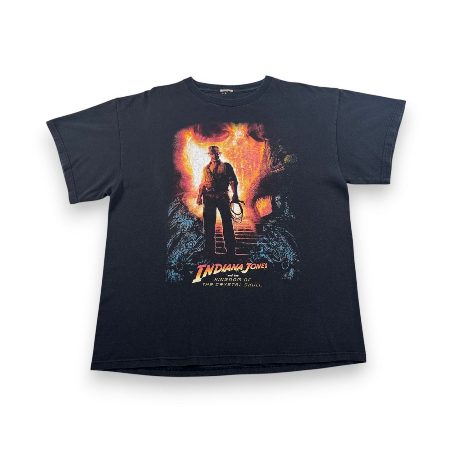 映画 インディージョーンズ Indiana jones Tシャツ 映画 黒 m-x-2505-022