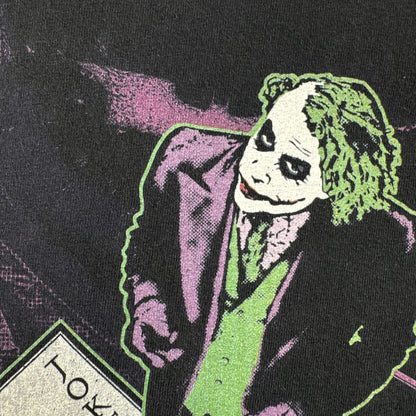 00s JOKER ジョーカー ダークナイト The Dark Knight 映画T 黒 M m-x-2505-021
