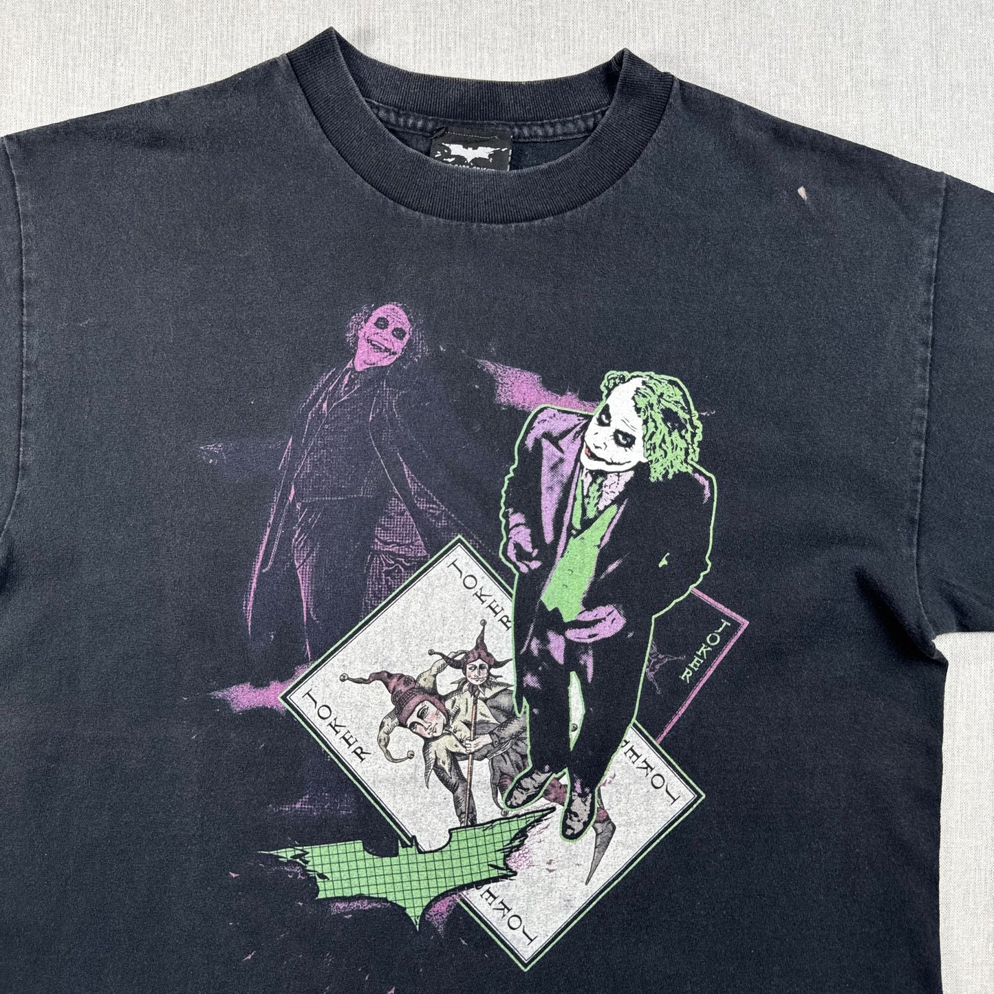 00s JOKER ジョーカー ダークナイト The Dark Knight 映画T 黒 M m-x-2505-021