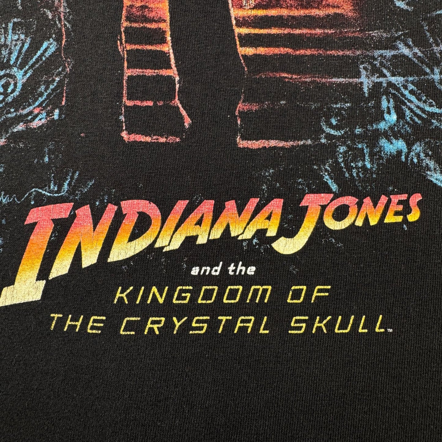 映画 インディージョーンズ Indiana jones Tシャツ 映画 黒 m-x-2505-022
