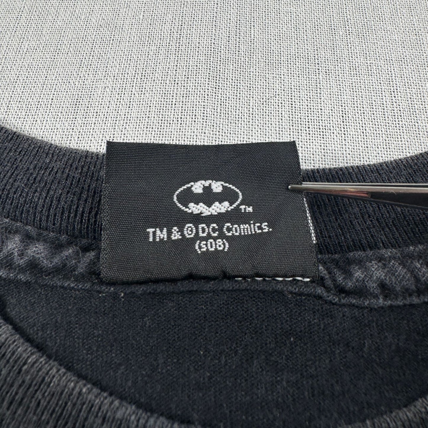 入手困難 00s JOKER ジョーカー ダークナイト トランプ The Dark Knight 映画T 黒 両面 m-x-2505-024