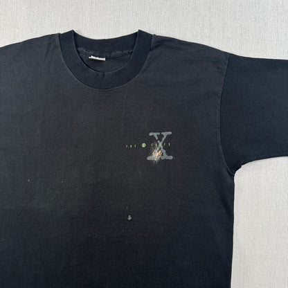 90s The X-Files Xファイル USA製 L Tシャツ 映画 エックスファイル シングルステッチ m-x-2505-026