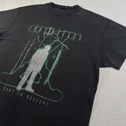 90s 00s The X-Files Xファイル Tシャツ 映画 エックスファイル m-x-2505-027