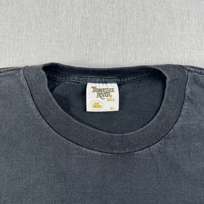 80s 90s オペラ座の怪人 USA製 蓄光 Tシャツ 黒 XL テネシーリバー シングルステッチ m-x-2505-029