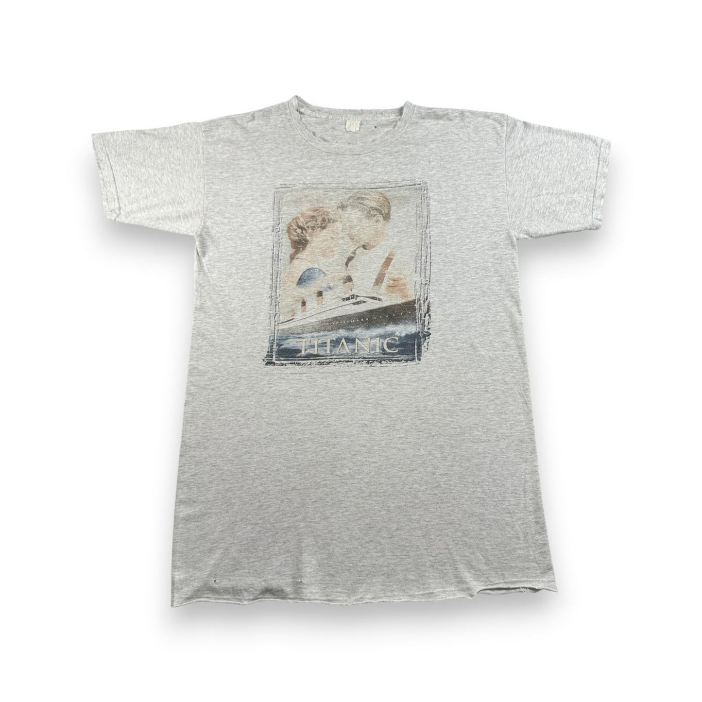 90s TITANIC タイタニック 映画 Tシャツ グレー m-x-2505-030