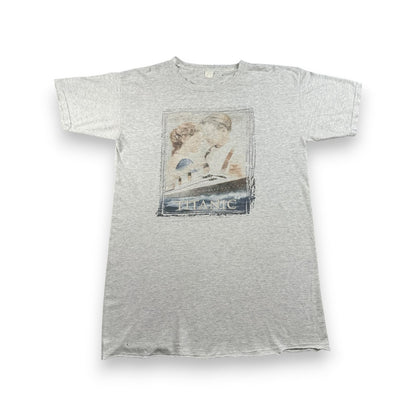 90s TITANIC タイタニック 映画 Tシャツ グレー m-x-2505-030