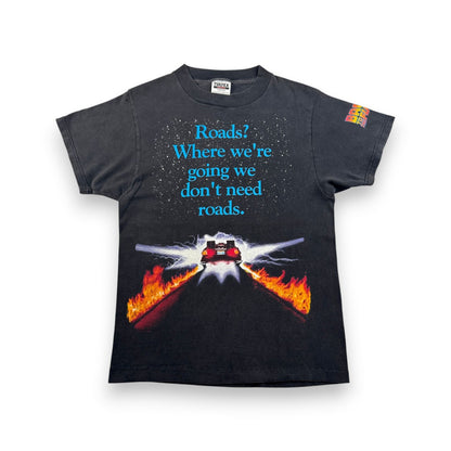 バックトゥーザフューチャー BACK TO THE FUTURE Tシャツ 映画 ユニバーサル 黒 S m-x-2505-031
