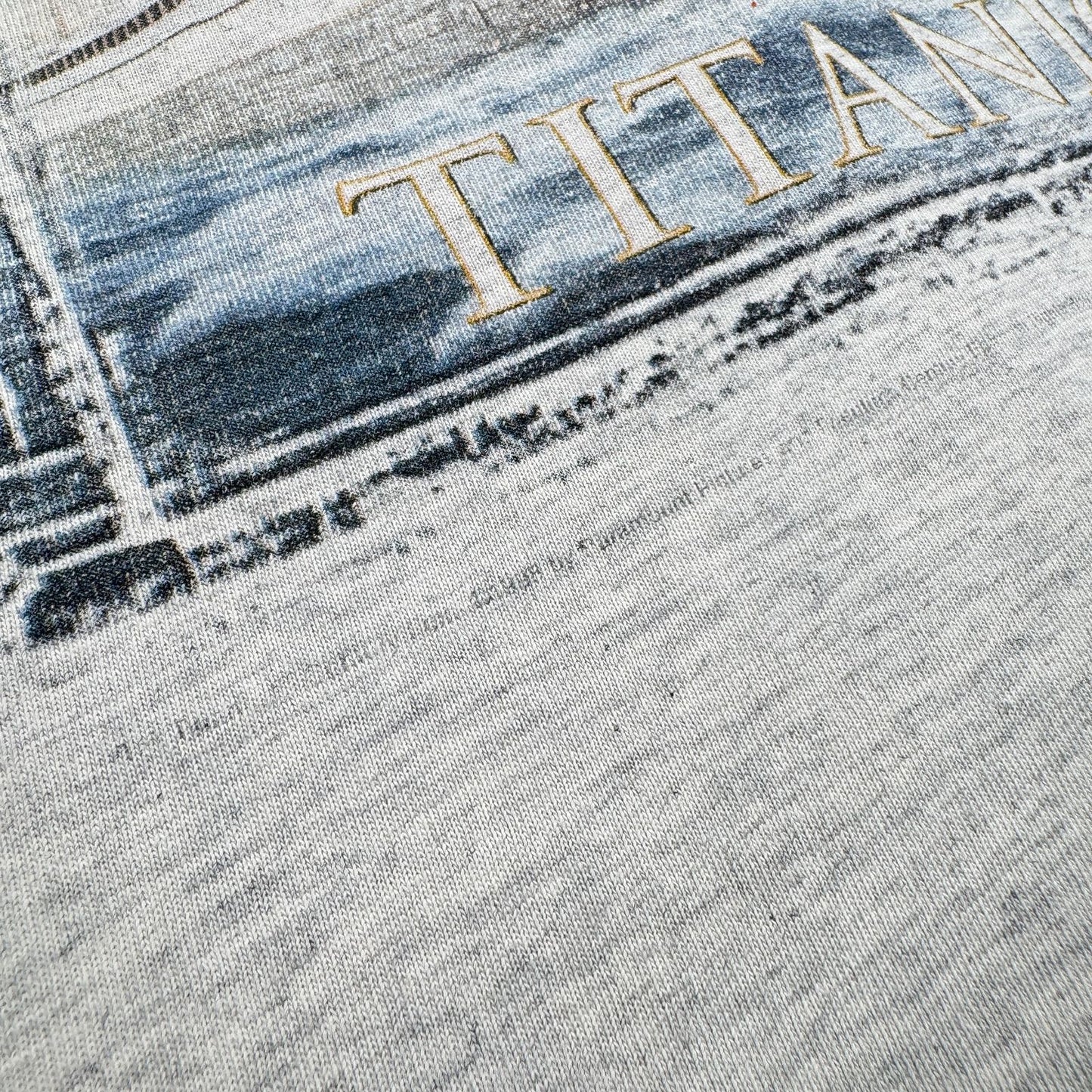 90s TITANIC タイタニック 映画 Tシャツ グレー m-x-2505-030