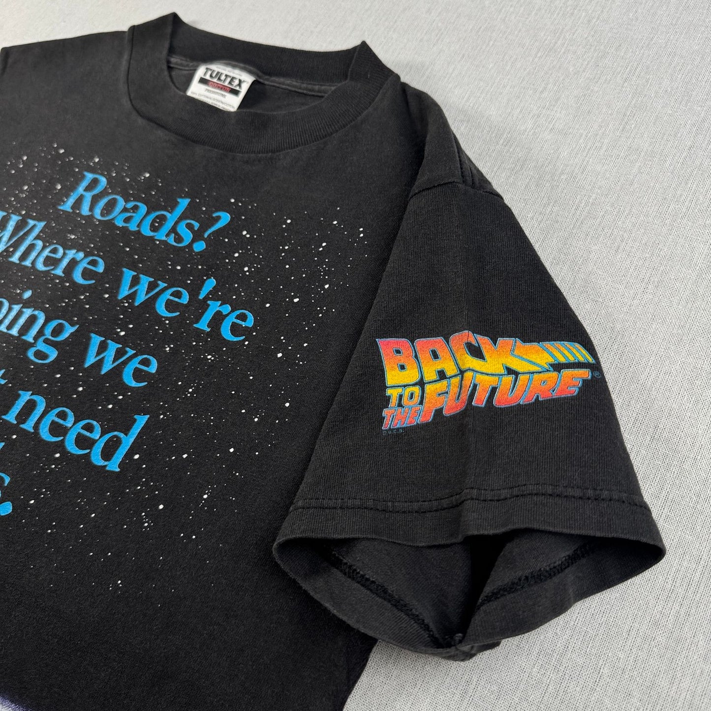 バックトゥーザフューチャー BACK TO THE FUTURE Tシャツ 映画 ユニバーサル 黒 S m-x-2505-031