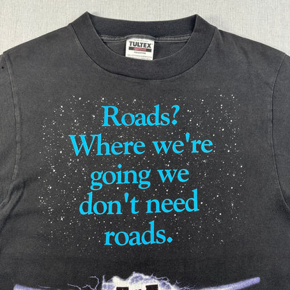 バックトゥーザフューチャー BACK TO THE FUTURE Tシャツ 映画 ユニバーサル 黒 S m-x-2505-031