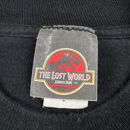90s ジュラシックパーク the lost world ロストワールド 映画T Tシャツ Jurassic Park USA製 L シングルステッチ m-x-2505-033