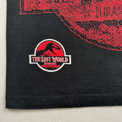 90s ジュラシックパーク the lost world ロストワールド 映画T Tシャツ Jurassic Park USA製 L シングルステッチ m-x-2505-033