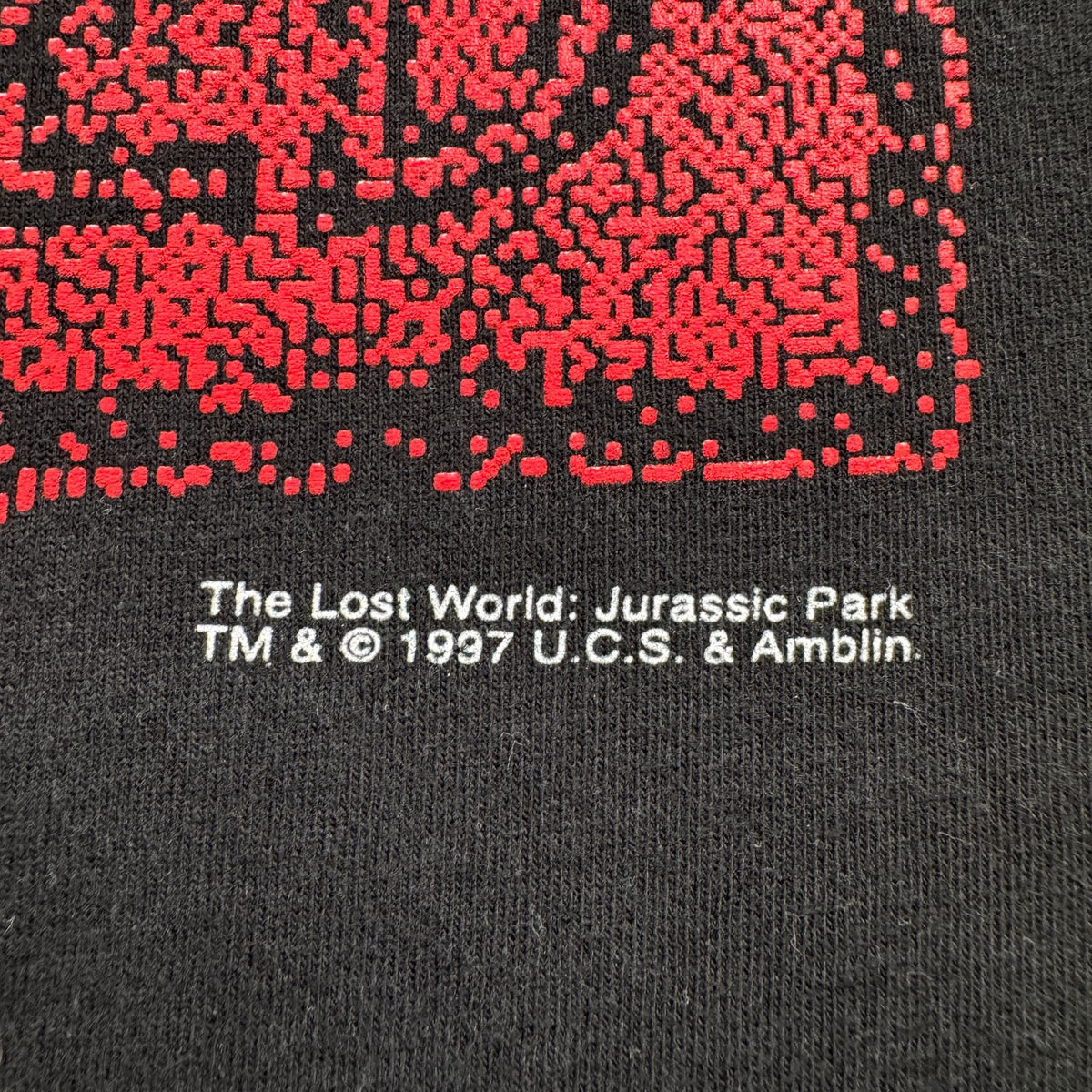 90s ジュラシックパーク the lost world ロストワールド 映画T Tシャツ Jurassic Park USA製 L シングルステッチ m-x-2505-033