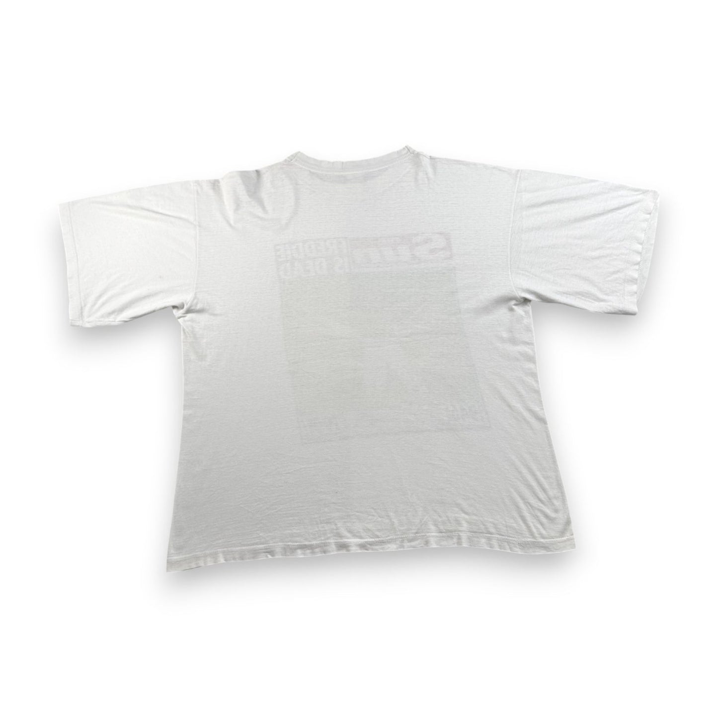 クイーン QUEEN フレディ マーキュリー 追悼T Tシャツ XL 白 バンドT ba-000021