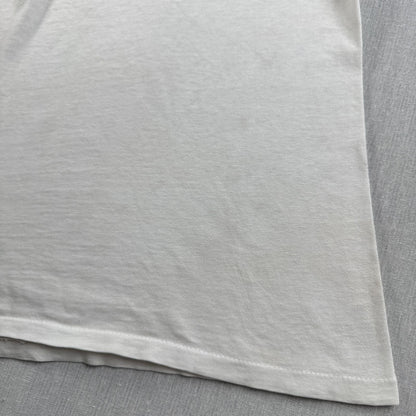 90s フランス 女 アートT Tシャツ ONEITA 白 mode's de vie a-u-2505-090
