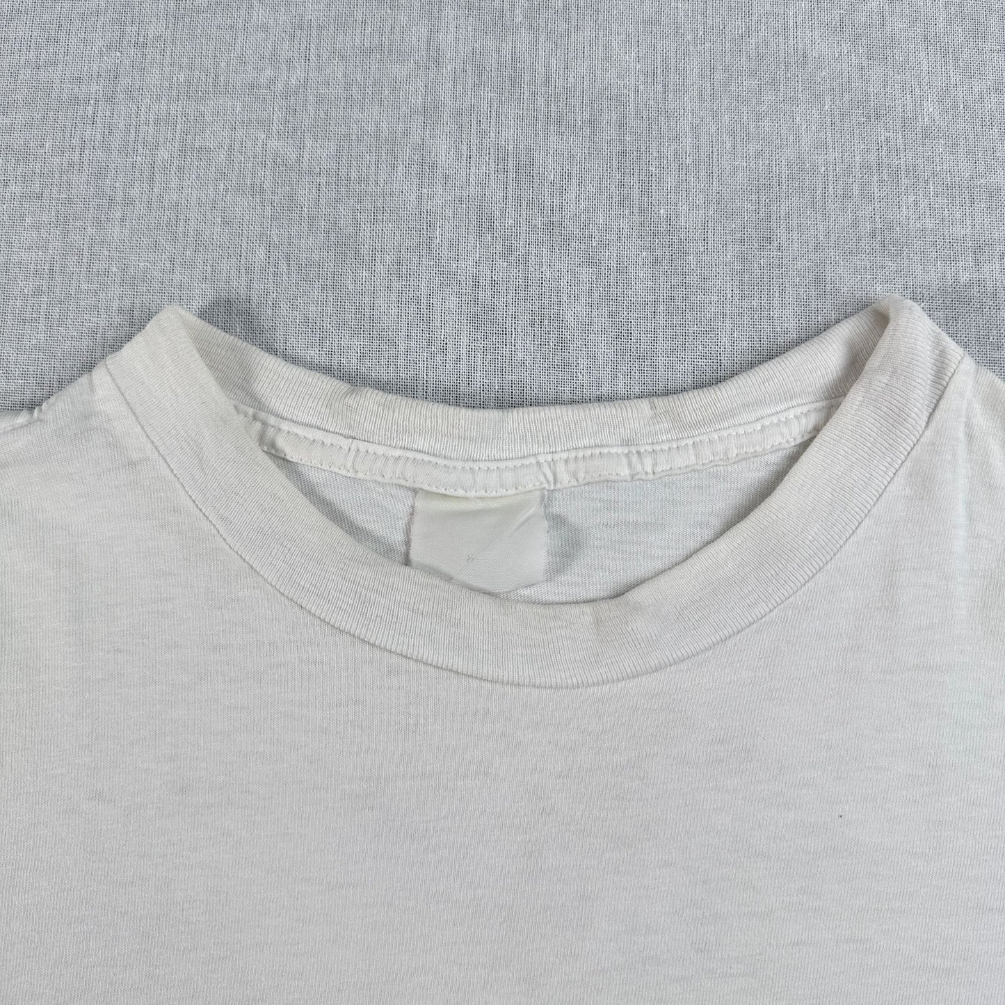 90s バナナリパブリック USA製 Tシャツ アートT 大陸 Banana Republic 白 シングルステッチ br-x-2505-006