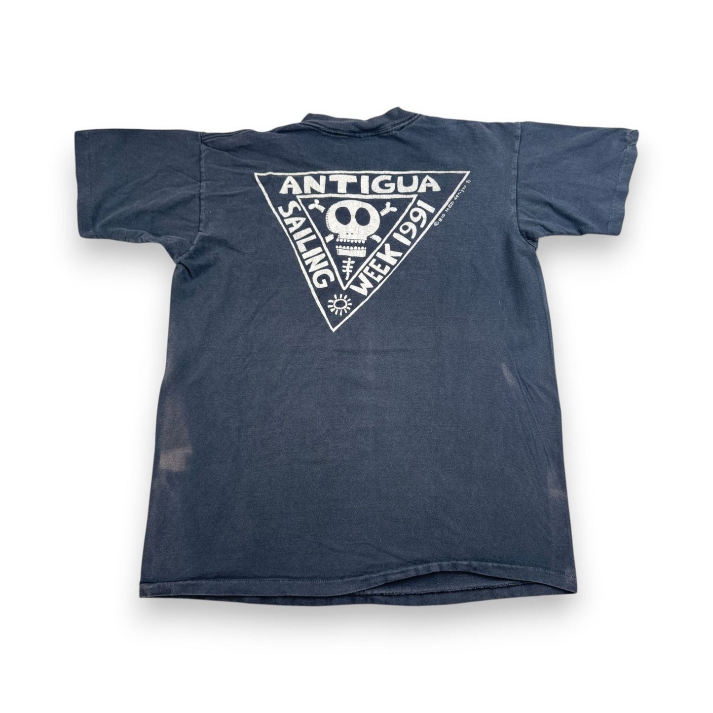 90s BIGHED ビッグヘッド アートT Tシャツ ドクロ フェード a-u-2505-014