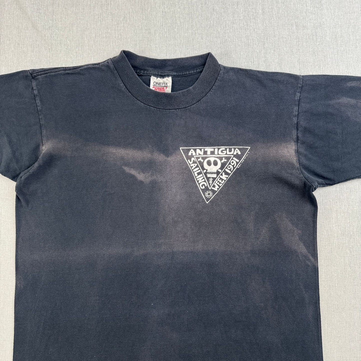 90s BIGHED ビッグヘッド アートT Tシャツ ドクロ フェード a-u-2505-014