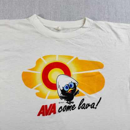 80s 90s pagot AVA カリメロ Tシャツ 白 キャラ シングルステッチ Tony Pagot 漫画 co-u-2505-014