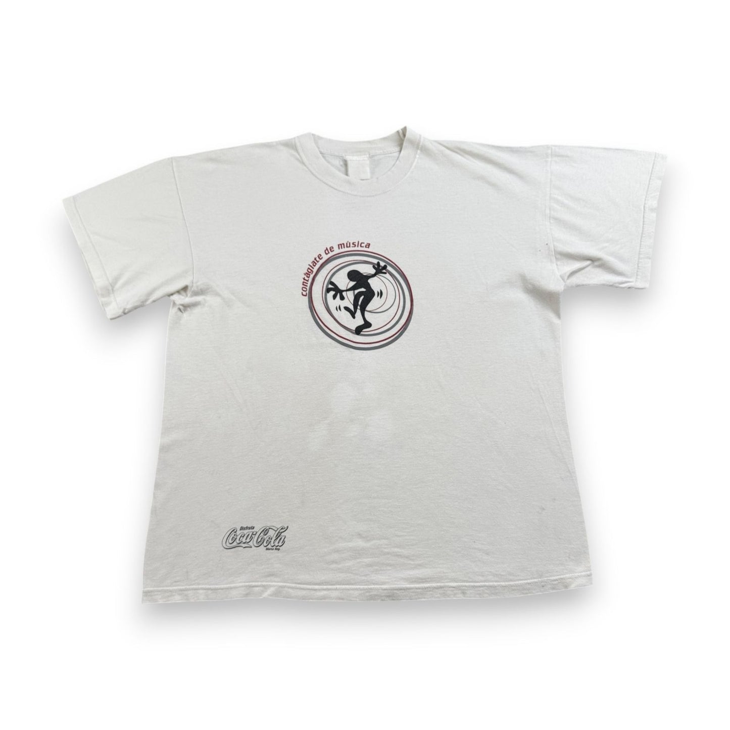 90s 00s コカコーラ cola プロモT Tシャツ contagiate de 白 XL co-u-2505-017