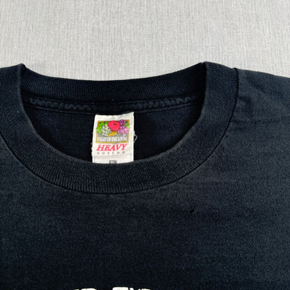 90s マクドナルド 企業T Tシャツ 黒 ハンバーガー McDonalds 黒 シングルステッチ co-x-2505-008