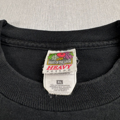 90s マクドナルド 企業T Tシャツ 黒 ハンバーガー McDonalds 黒 シングルステッチ co-x-2505-008