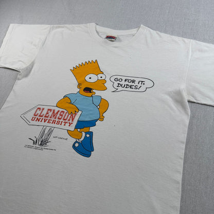 90s USA製 Simpsons シンプソンズ USA製 白 Tシャツ ch-t-2505-007