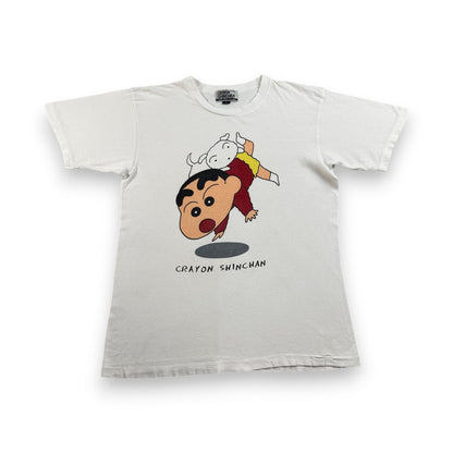 90s クレヨンしんちゃん Tシャツ しんのすけ 白 M ch-t-2505-016