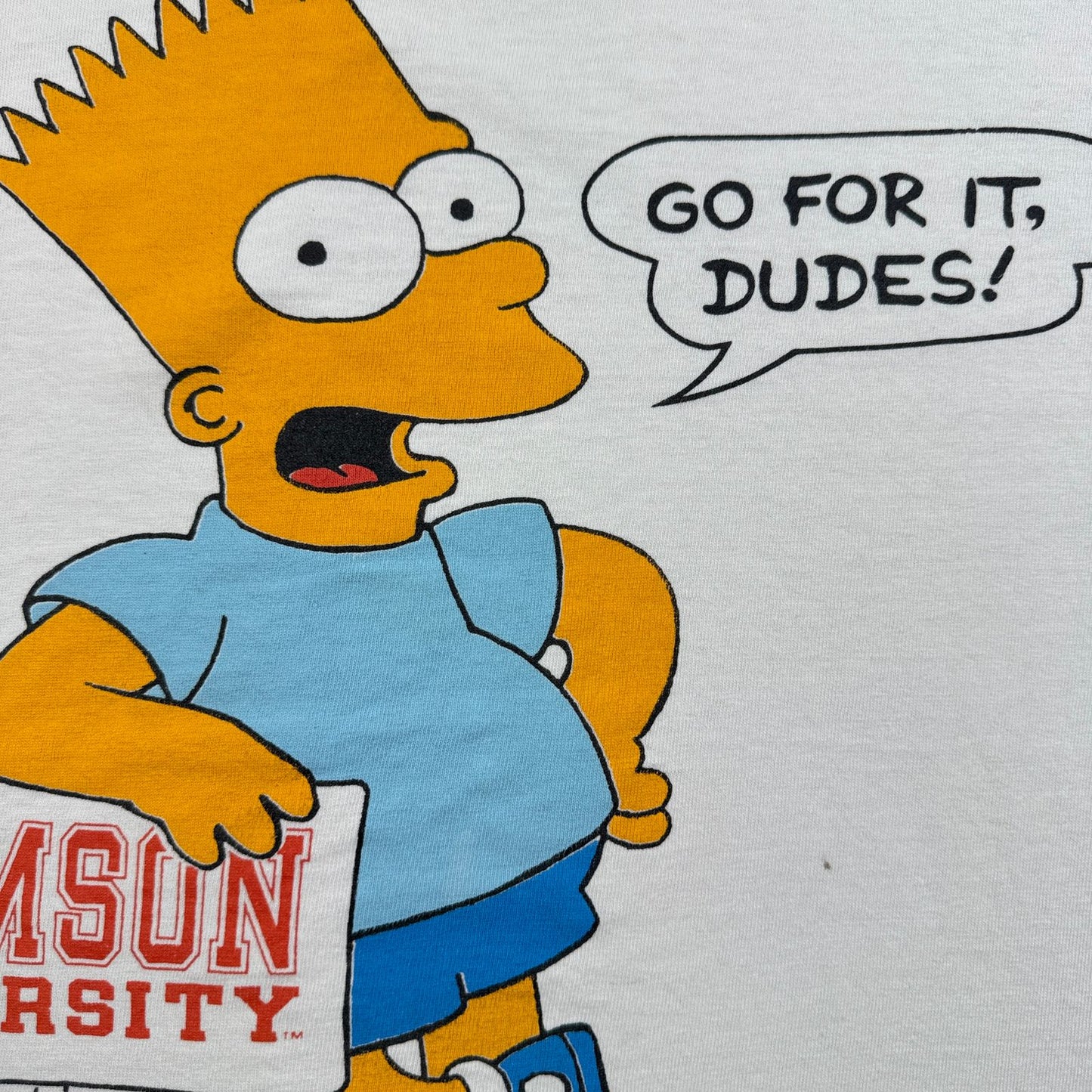 90s USA製 Simpsons シンプソンズ USA製 白 Tシャツ ch-t-2505-007