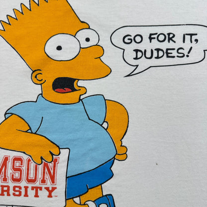 90s USA製 Simpsons シンプソンズ USA製 白 Tシャツ ch-t-2505-007