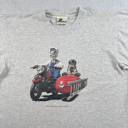00s 90s ウォレス＆グルミット ひつじのショーン Tシャツ Wallace & Gromit L BBC ch-t-2505-010