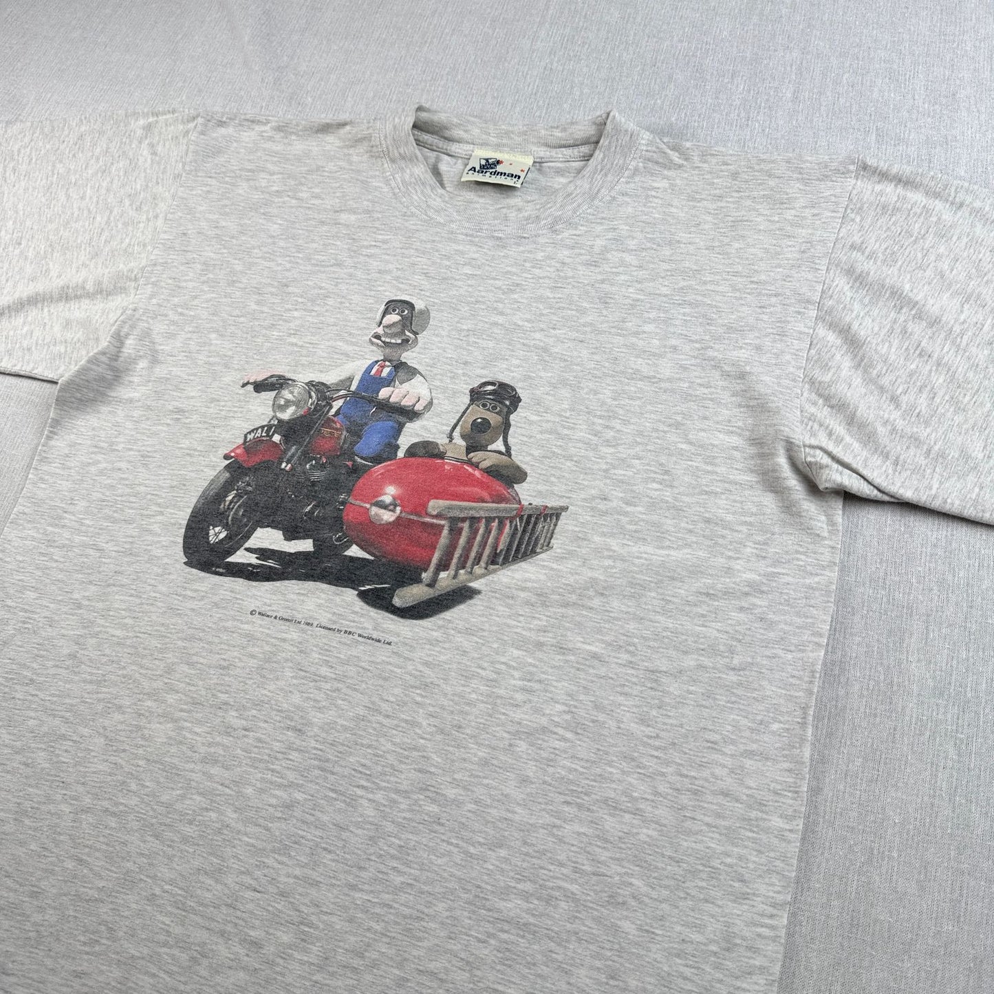 00s 90s ウォレス＆グルミット ひつじのショーン Tシャツ Wallace & Gromit L BBC ch-t-2505-010