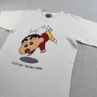 90s クレヨンしんちゃん Tシャツ しんのすけ 白 M ch-t-2505-016