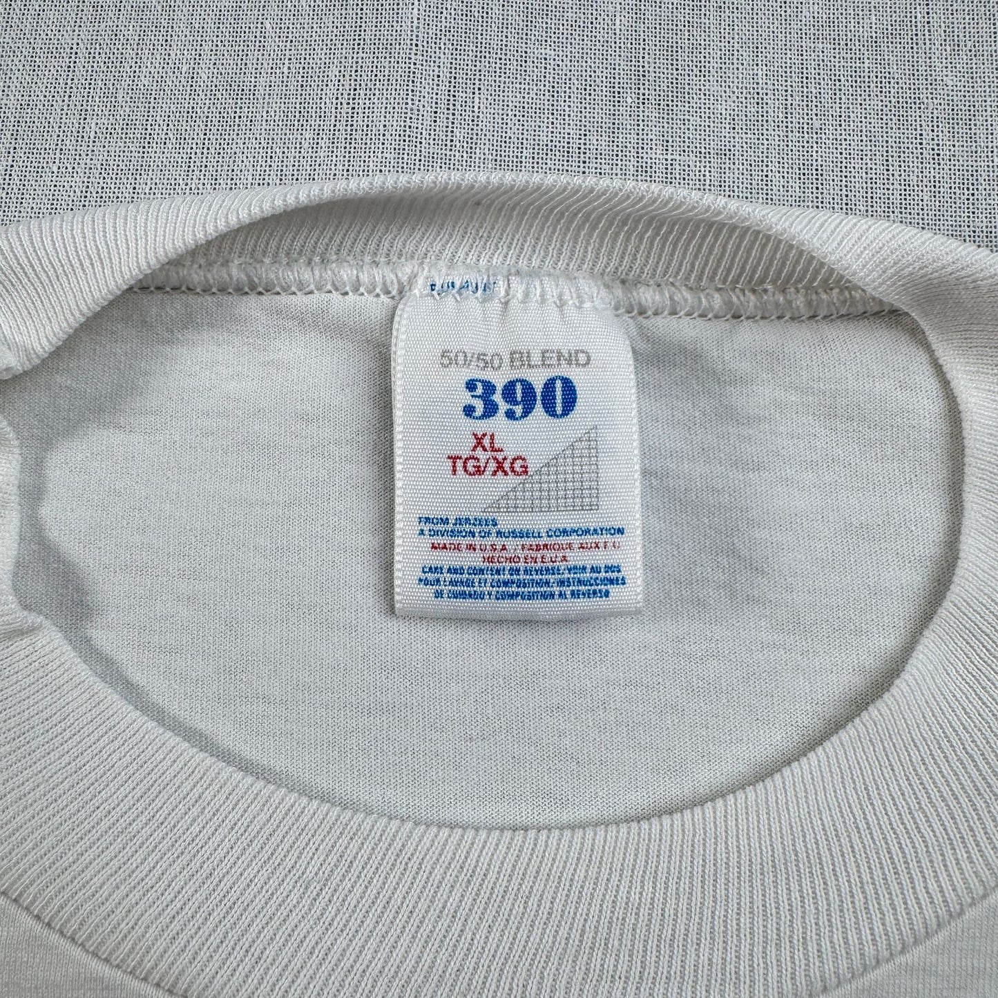 90s エルモ elmo Tシャツ 白 USA製 セサミストリート シングルステッチ ch-u-2505-073