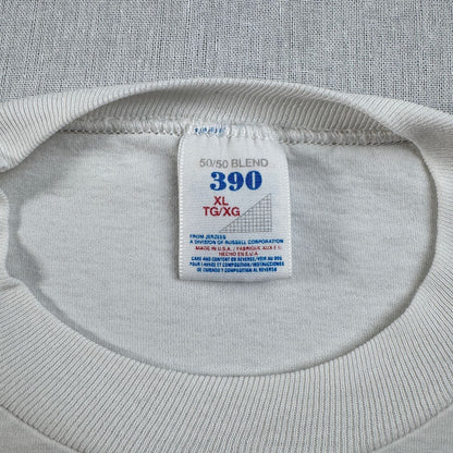 90s エルモ elmo Tシャツ 白 USA製 セサミストリート シングルステッチ ch-u-2505-073