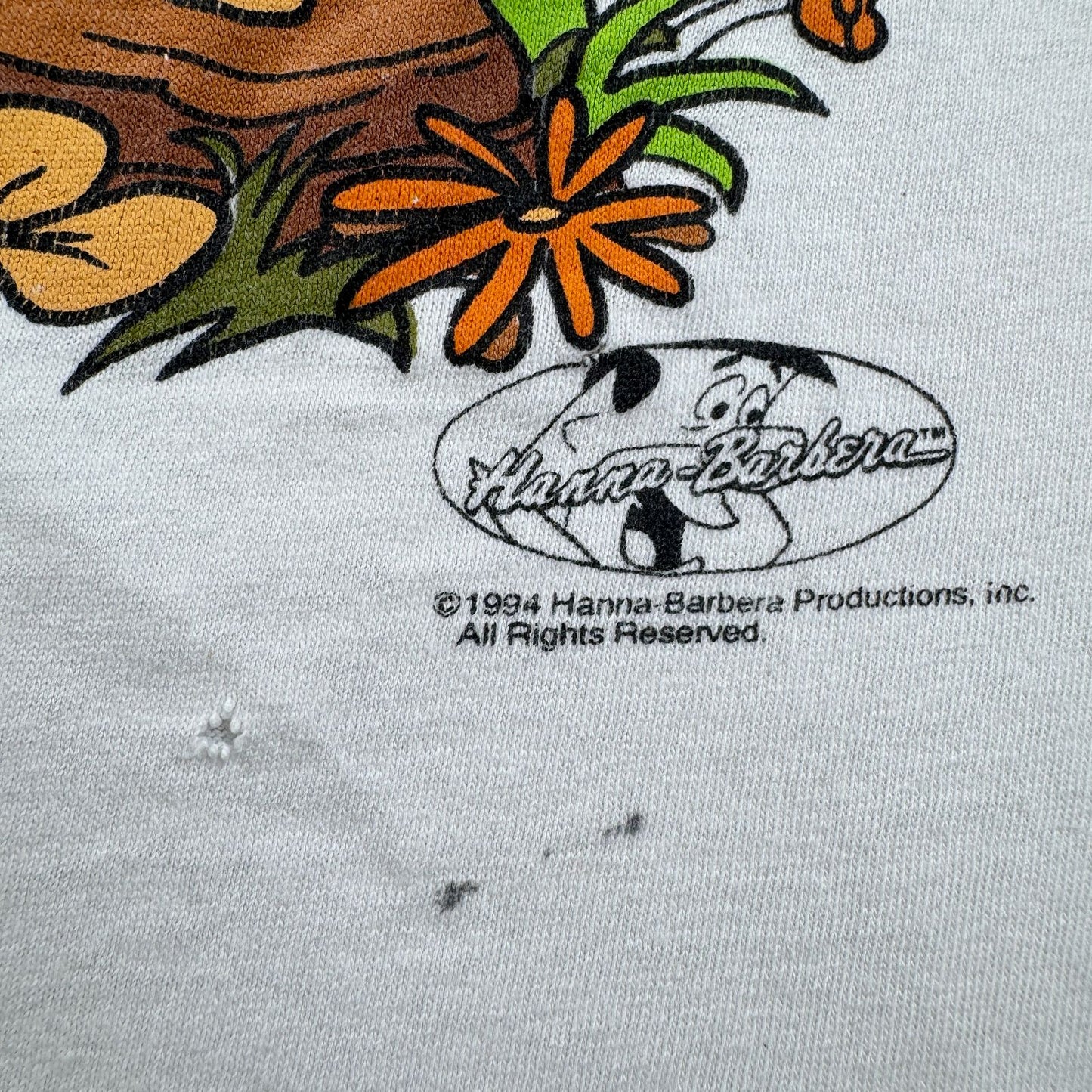 90s USA製 ペブルス フリントストーン ハンナ バーベラ プロダクション Tシャツ シングルステッチ 1994 XL ch-u-2505-083