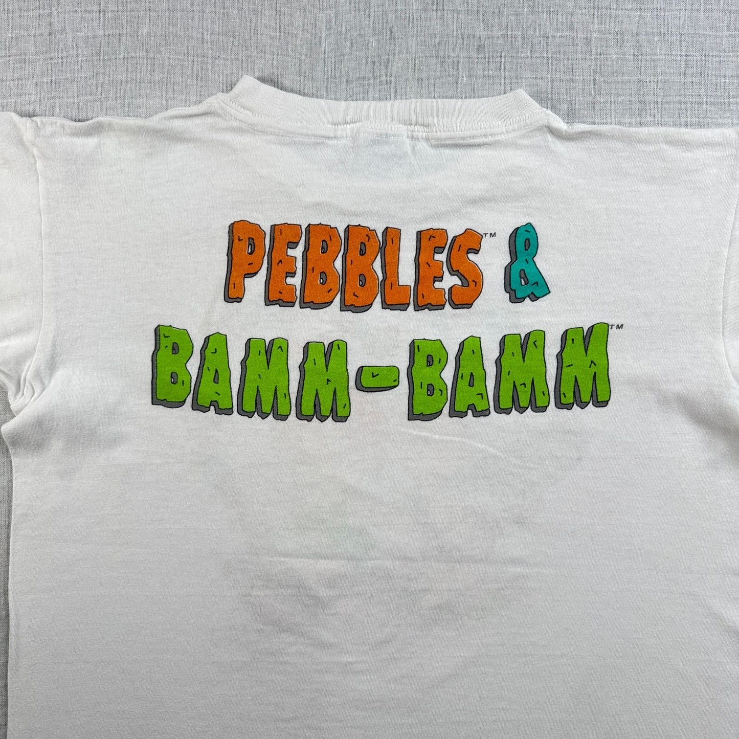 90s USA製 ペブルス フリントストーン ハンナ バーベラ プロダクション Tシャツ シングルステッチ 1994 XL ch-u-2505-083