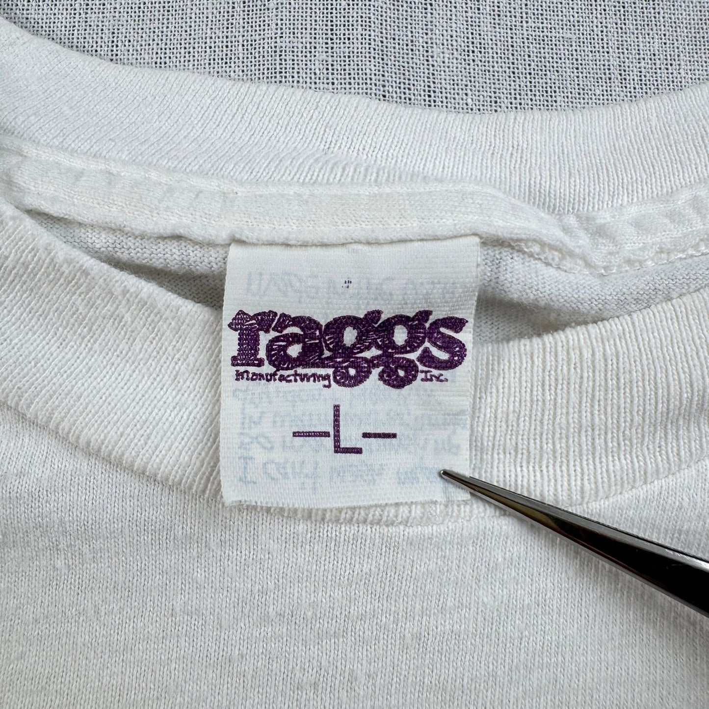 90s JESUS ペプシ パロディ ジーザス USA製 キリスト Raggs Tシャツ 白 L co-t-2505-009